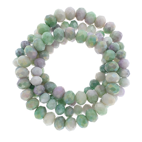 4 Row Faceted Bead Bracelet - Picture 1 of 2